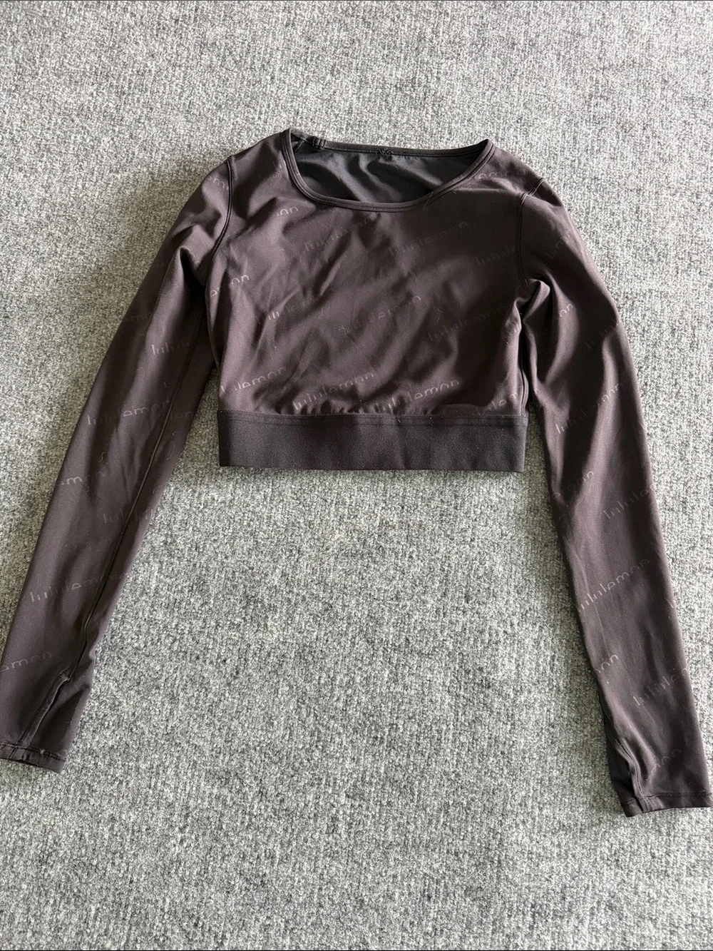 Lululemon Wunder Train Cropped Long Sleeve